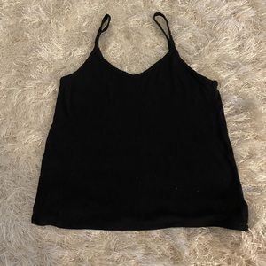 plain black tank